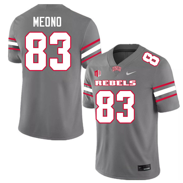 UNLV Rebels #83 Andre Meono Jersey Football College Uniforms,Apparels-Grey